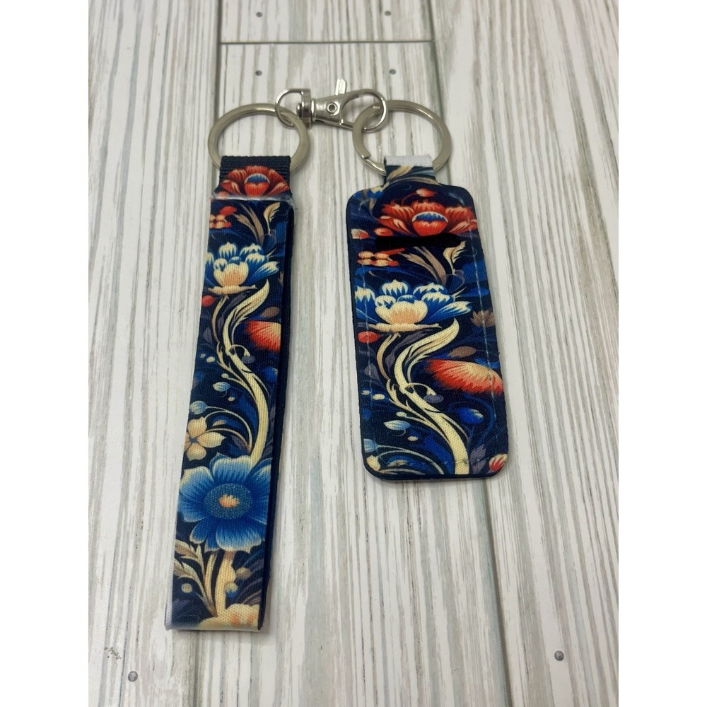 Chapstick Holders And Wristlet Floral